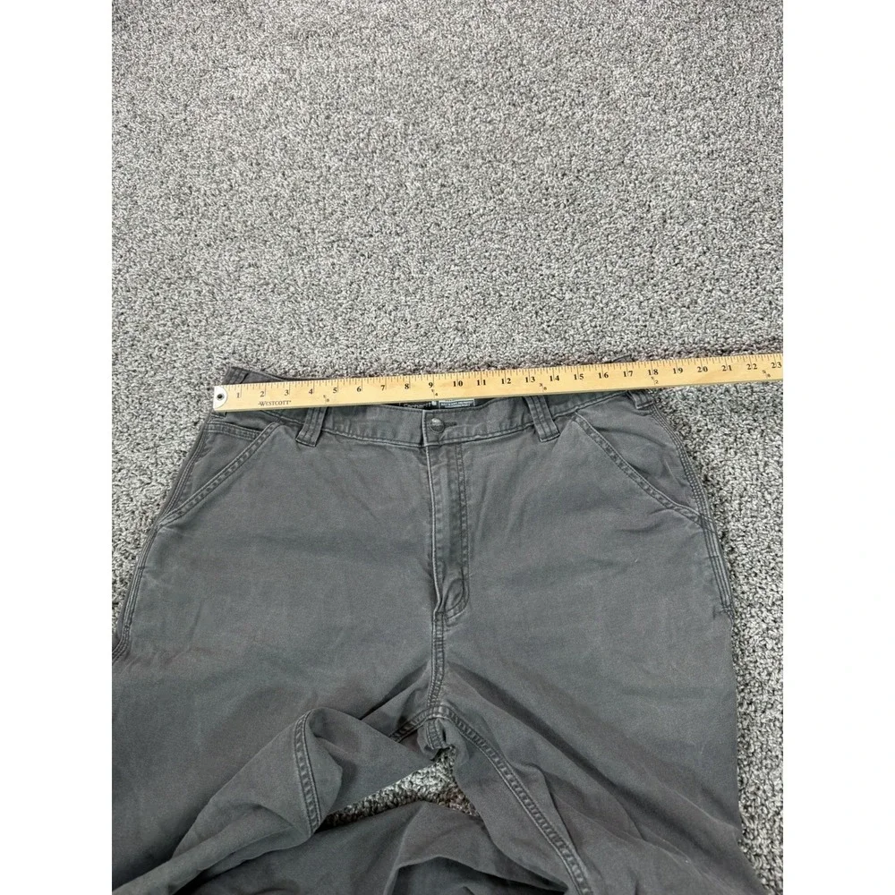 Carhartt Rugged Flex Relaxed Fit Pants Men's Size 38X30 Gray Workwear